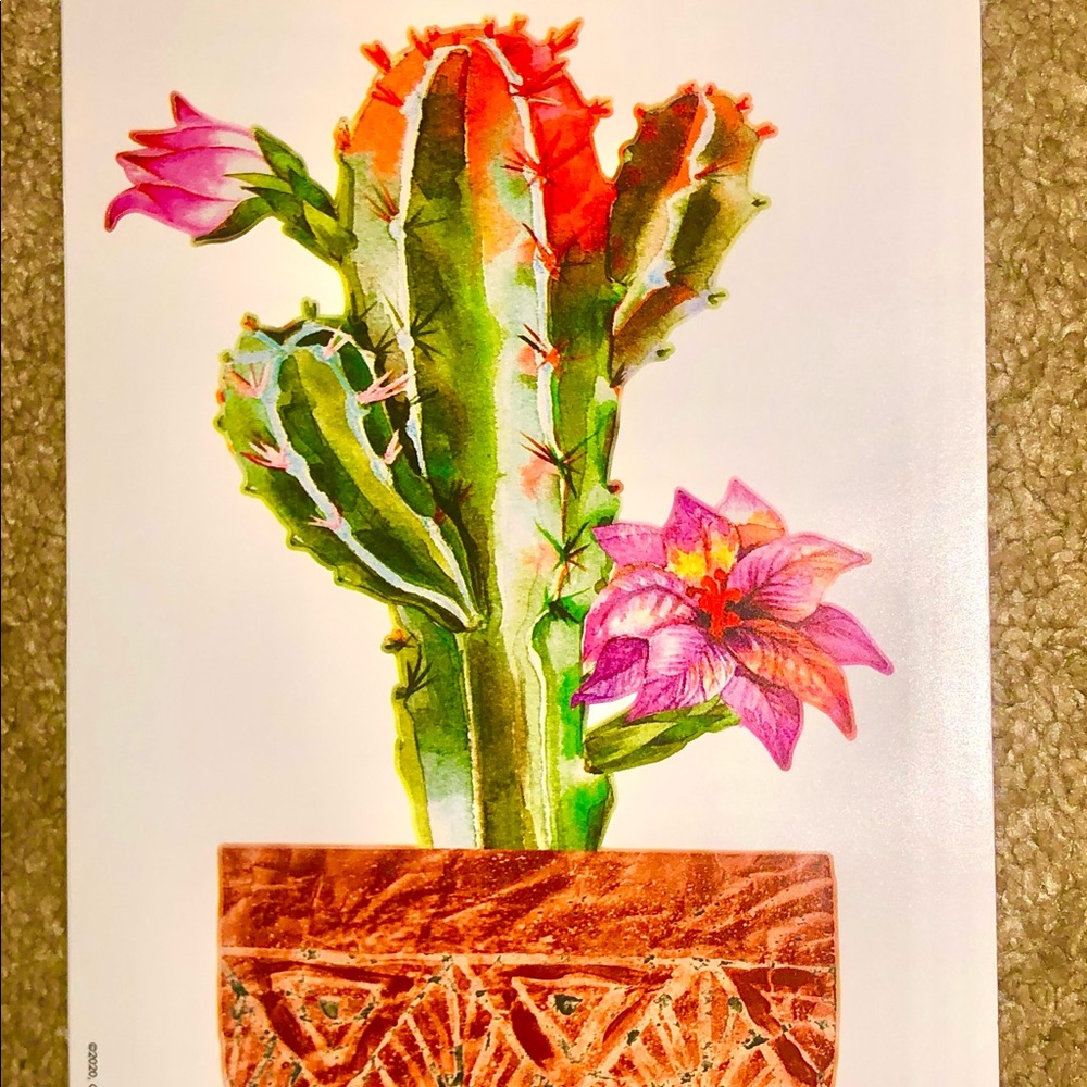 🌵POTTED CACTUS WALL ART 🌵 - Picture 9 of 10